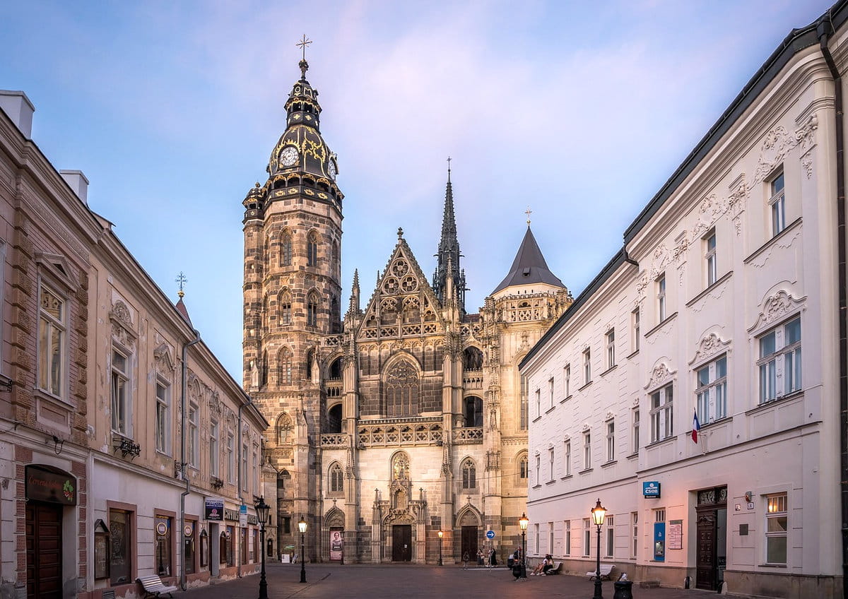 La iglesia de Kosice en Eslovaquia