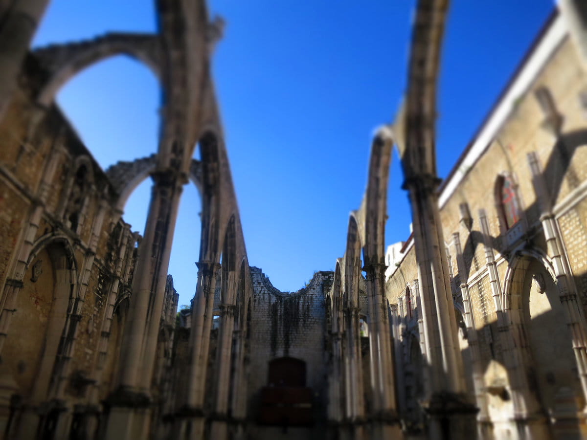 El Convento do Carmo en Chiado, Lisboa
