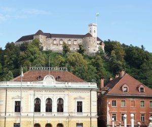 Castillo de Liubliana en Eslovenia