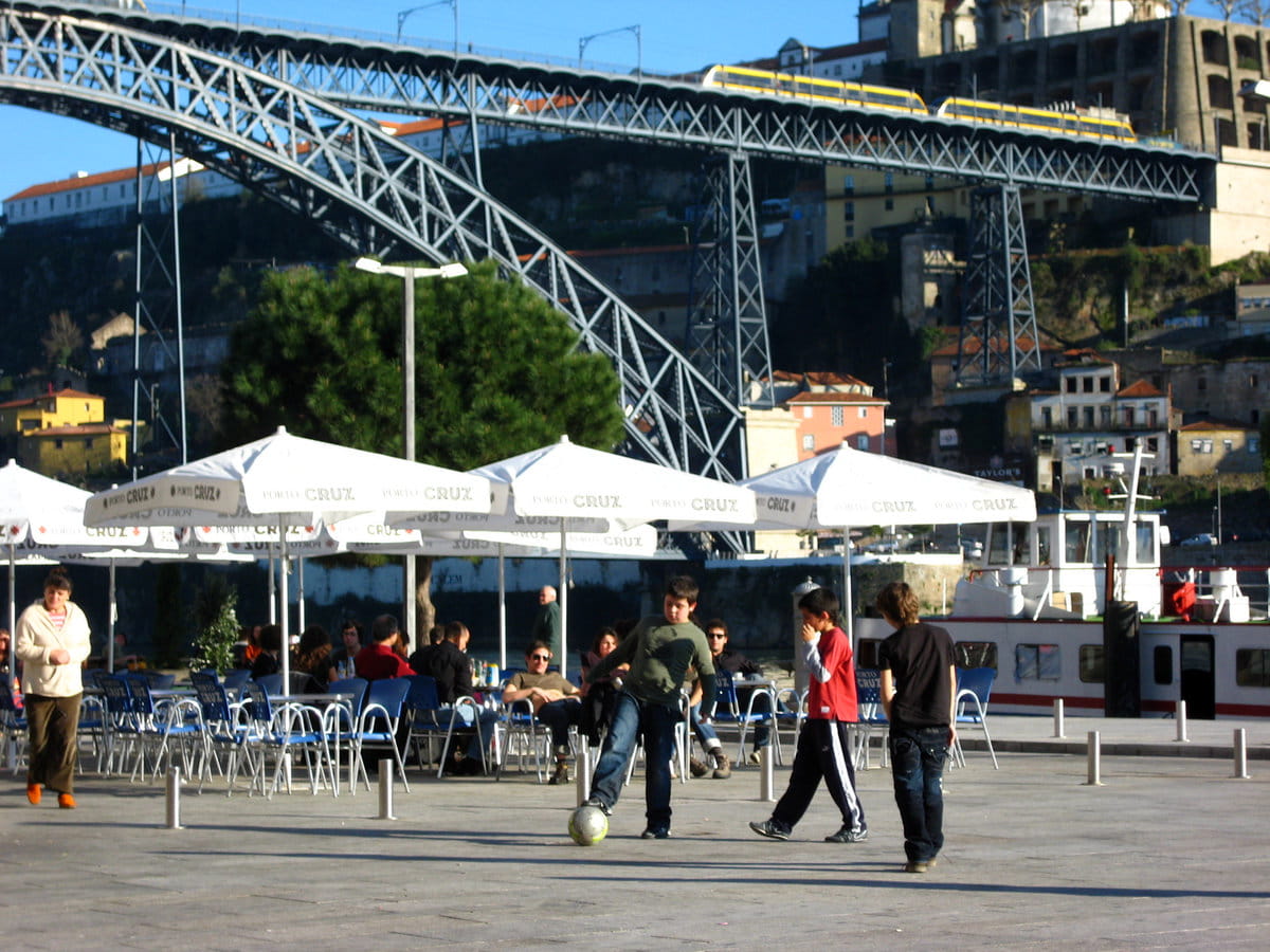 Vista panorámica de Oporto