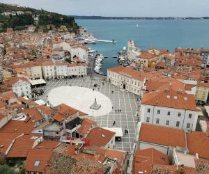 Visual de Piran desde arriba
