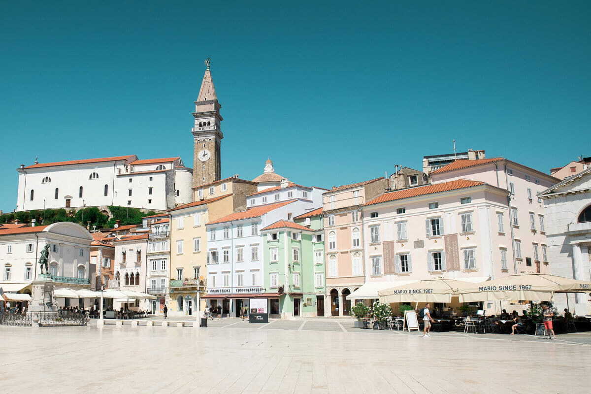 Plaza Tartini en Piran