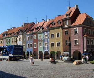 Las casitas coloridas de Stary Rynek en Poznan