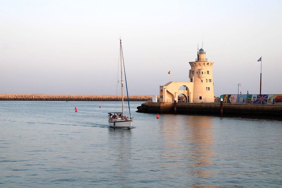 El faro del Puerto de Santa María