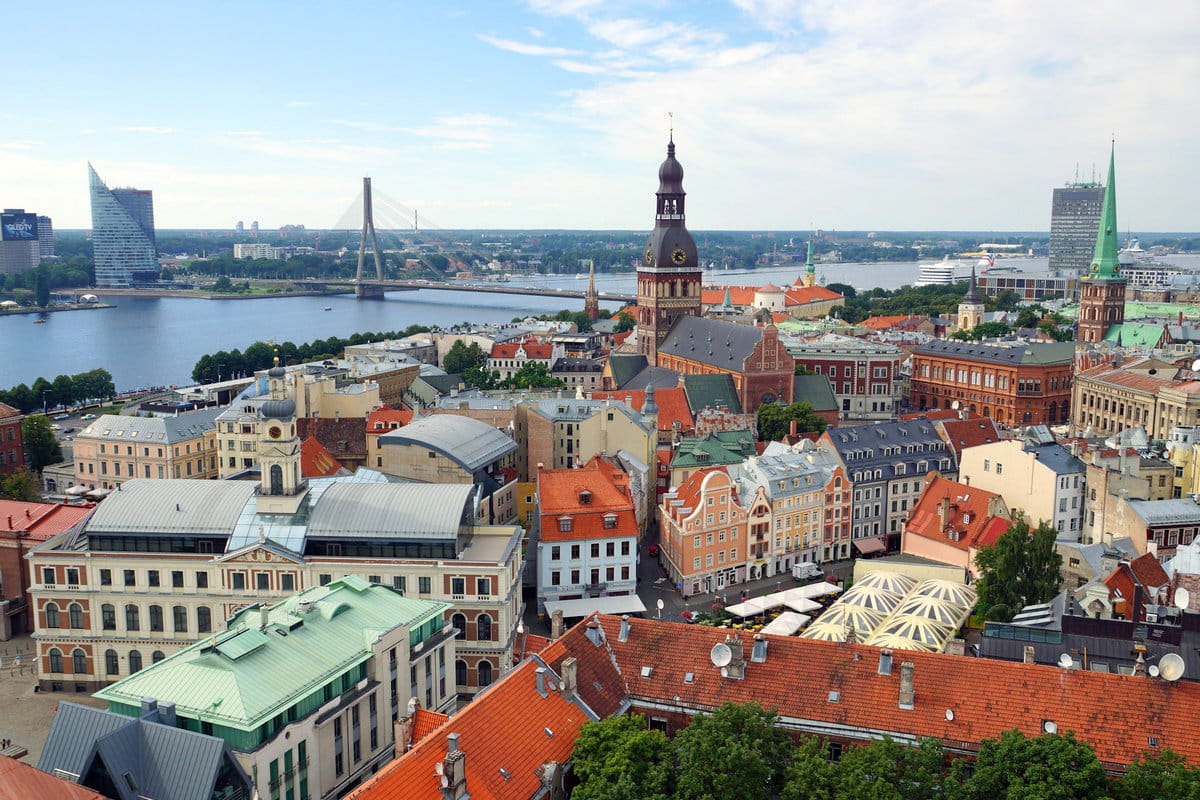 Vistas al centro de Riga