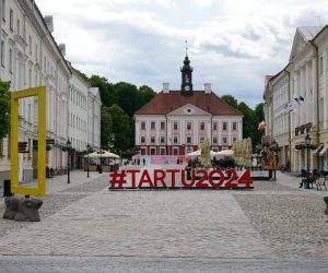 La universitaria ciudad de Tartu, Estonia
