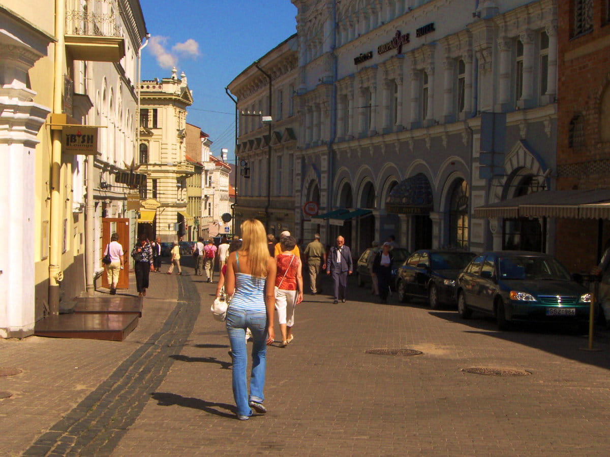 Paseando por el centro histórico de Vilnius