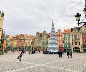 Wroclaw preparándose para las Navidades
