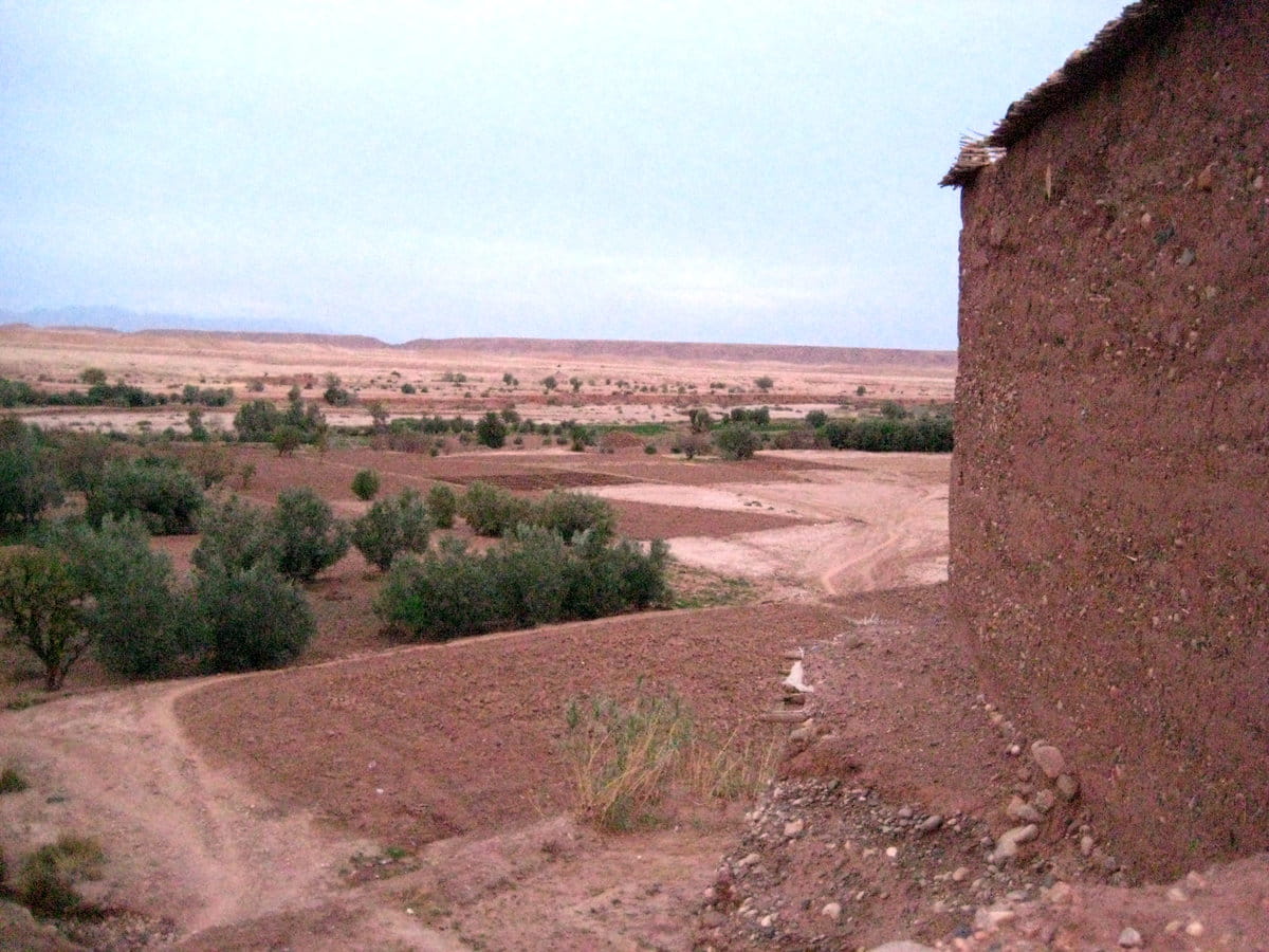 Vistas desde lo alto del granero de Ait Ben Haddou