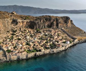 Monemvasia en la península del Peloponeso