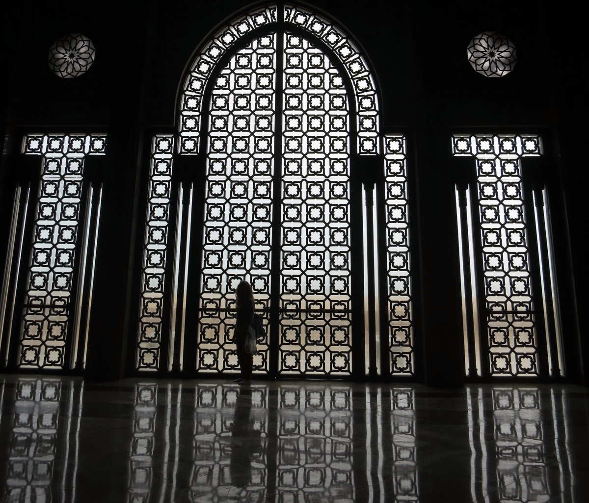 Interior de la mezquita