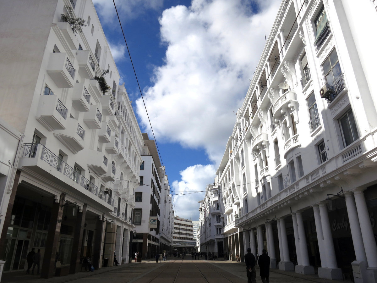 El Boulevard Mohammed V en Casablanca