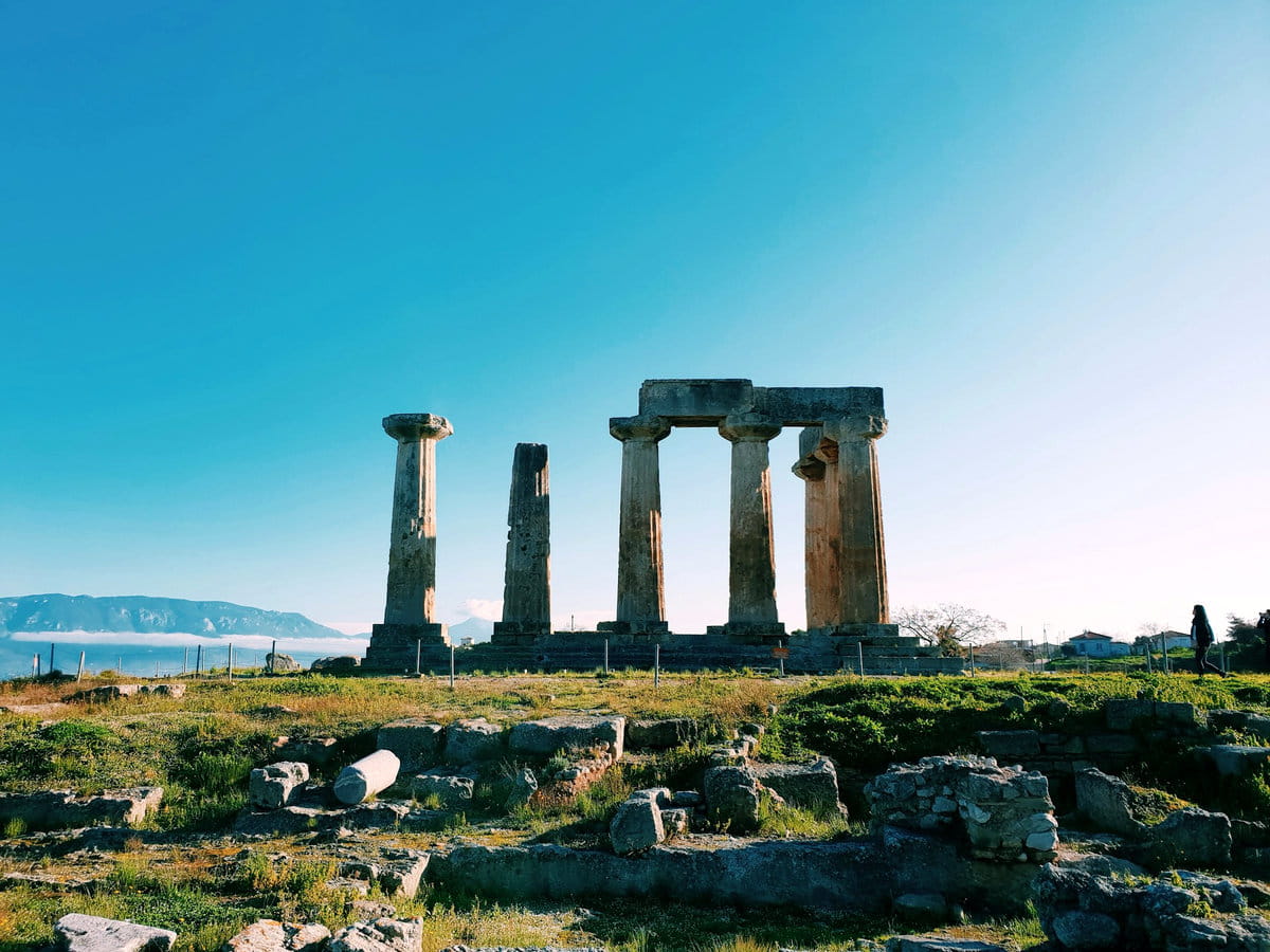 El templo de Apolo en Delfos