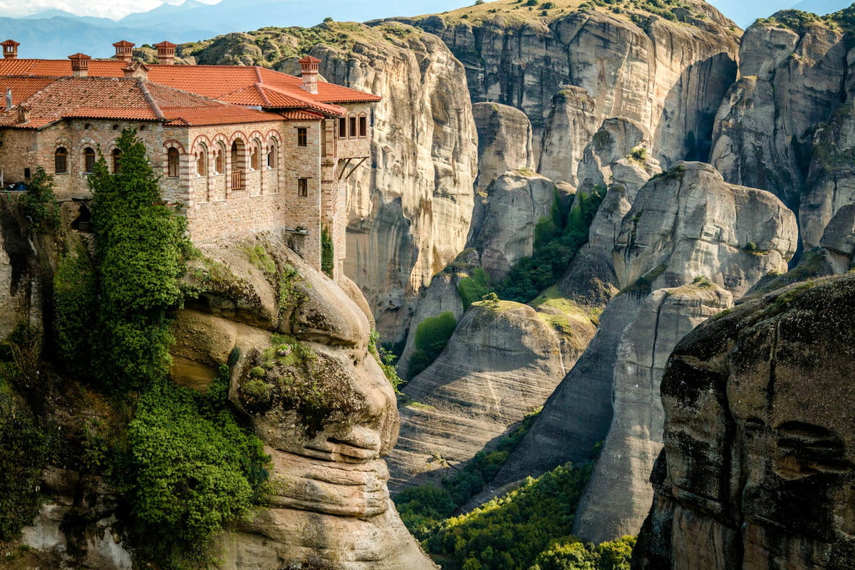 El monasterio de Vaarlam en Meteora