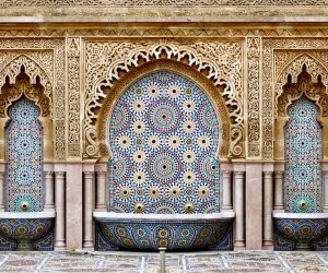 Lavadero en la mezquita de Rabat