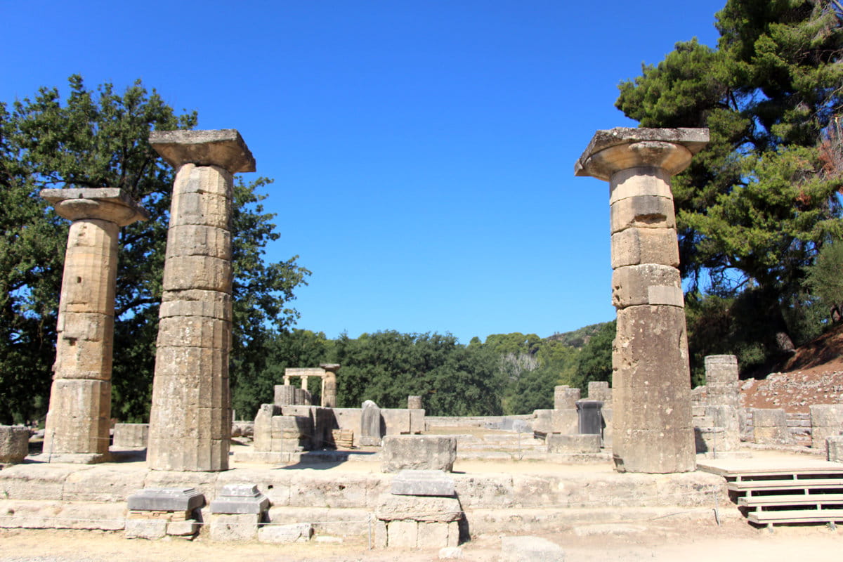 El templo de Zeus en Olimpia