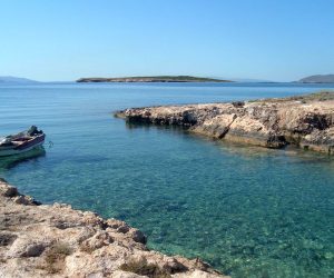 Perfil de la costa de Paros