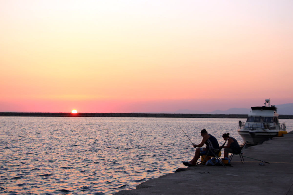 Atardecer en Patras