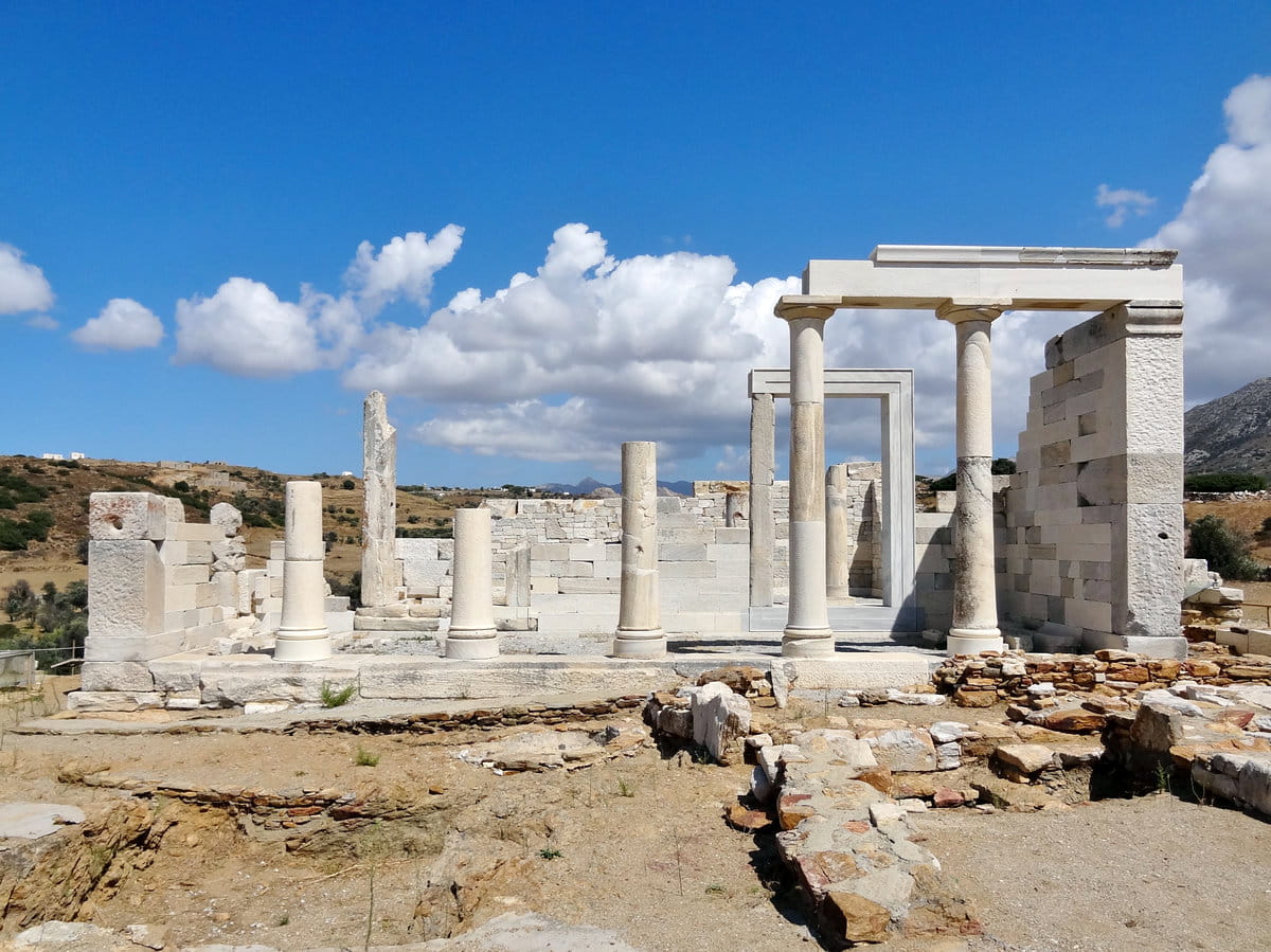 El templo de Deméter en Naxos