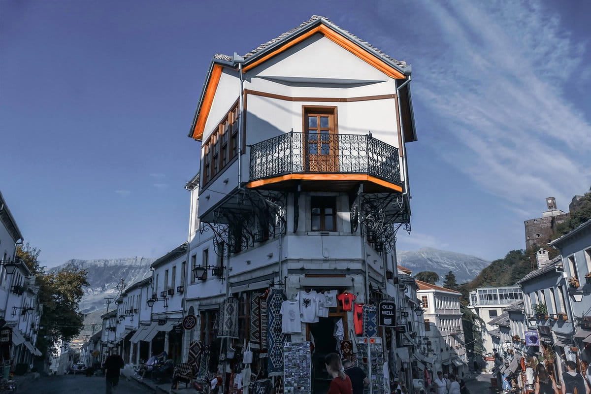 La curiosa casa Zekate en Gjirokastër