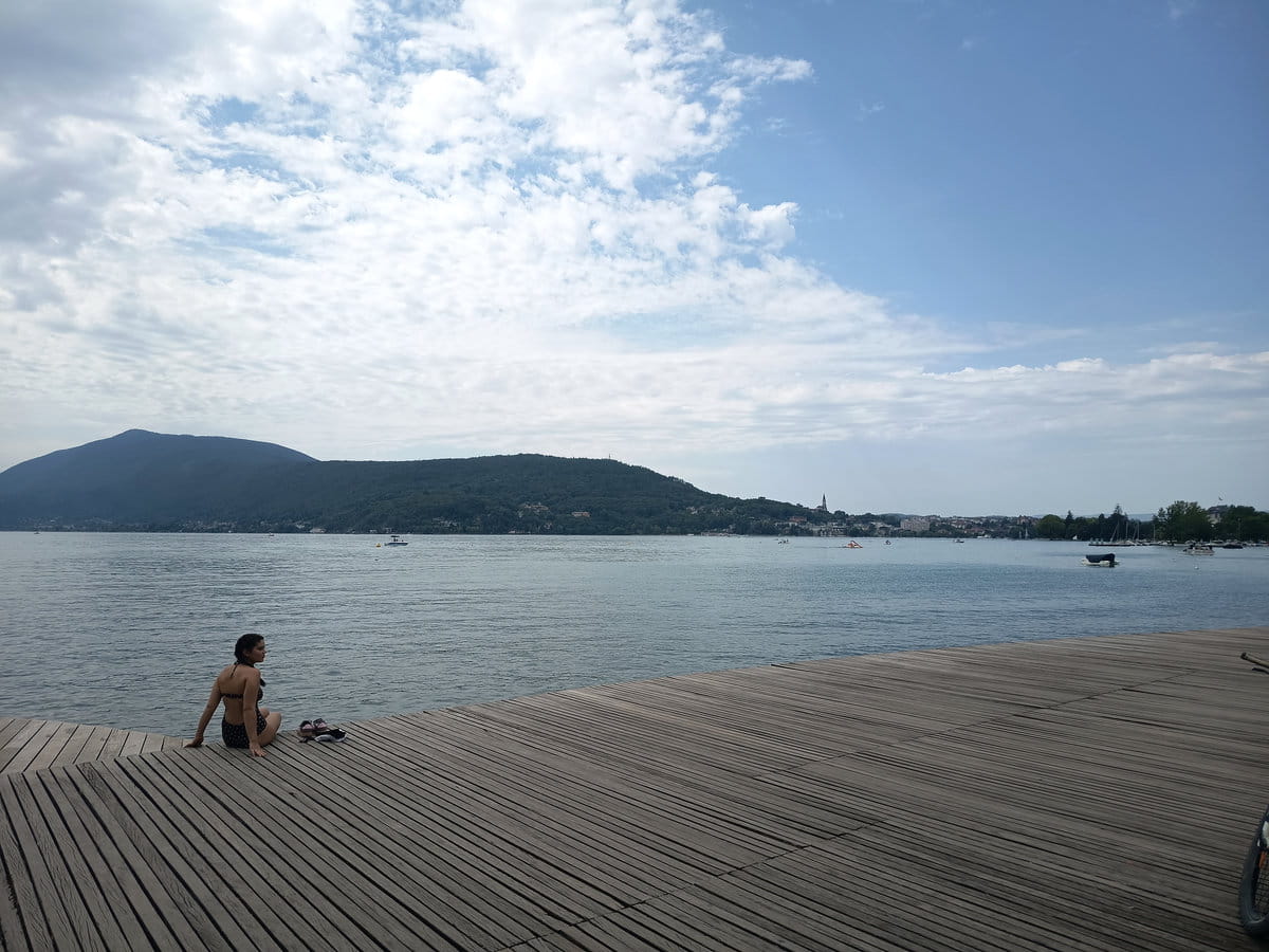 Vistas al lago de Annecy