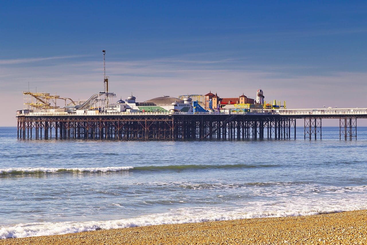 muelle junto al mar Brighton