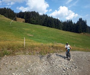 Subiendo las cuestas alrededor de Le Cry