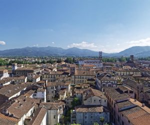 vista aérea Lucca
