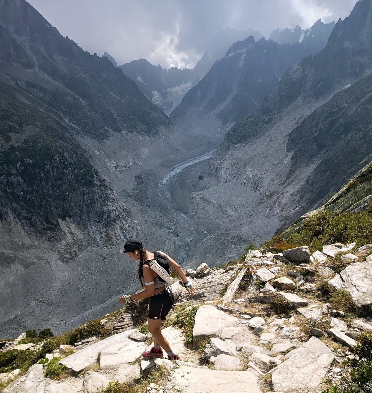 Las vistas en el descenso desde Le Signal Forbes