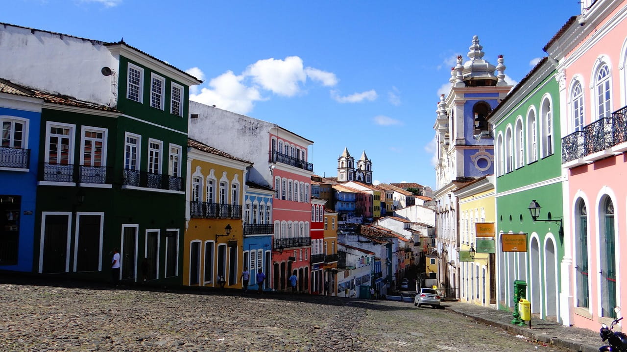 pelourinho salvador casas coloridas