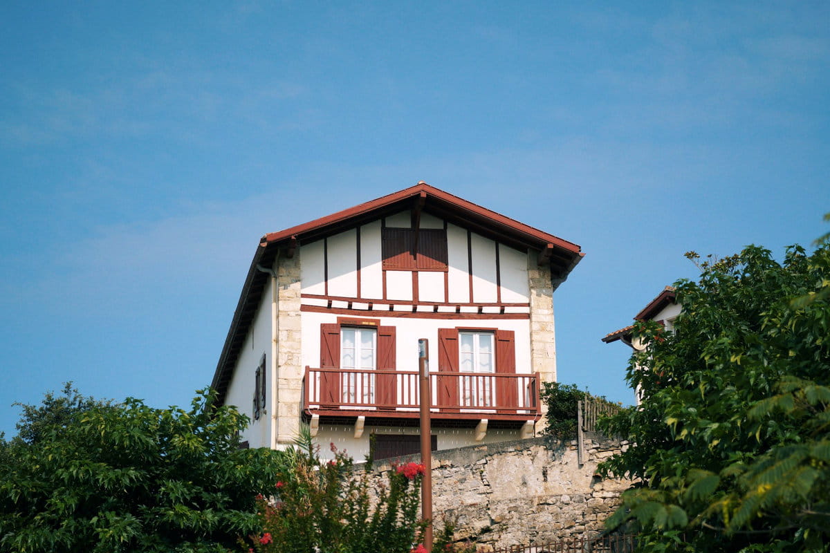 Una clásica casa del País Vasco francés en Bidart