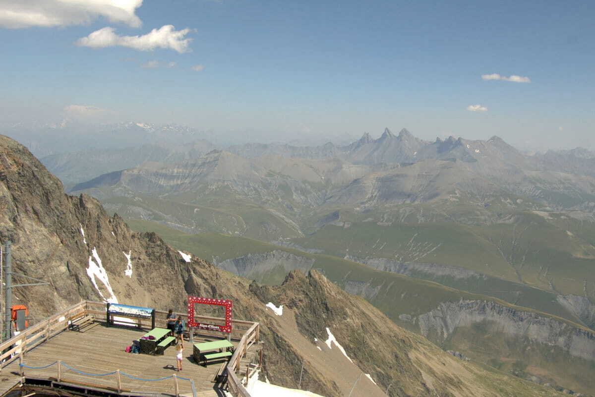 Vistas desde el mirador del teleférico al Pic Blanc