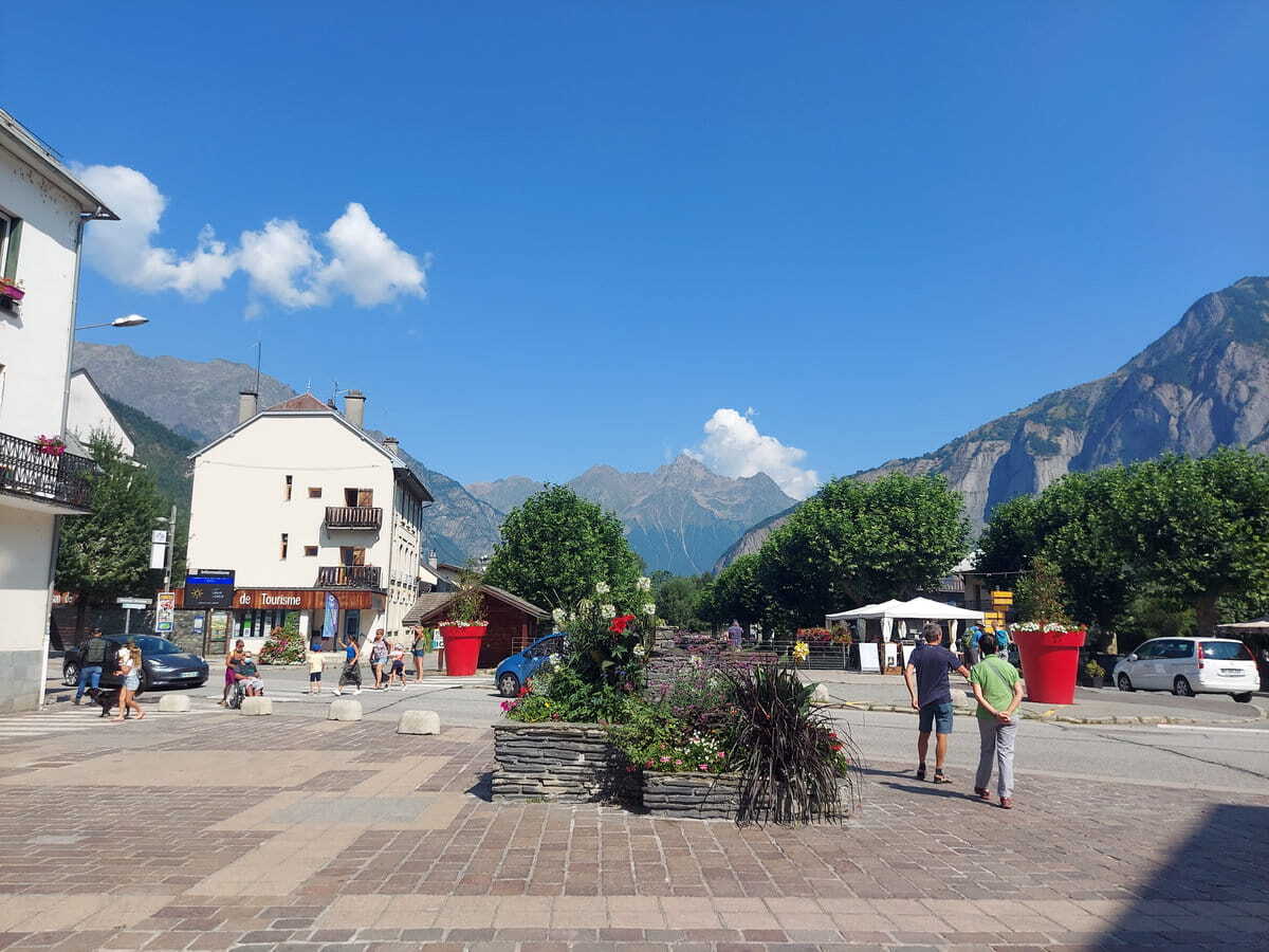 El centro de Bourg d'Oisans