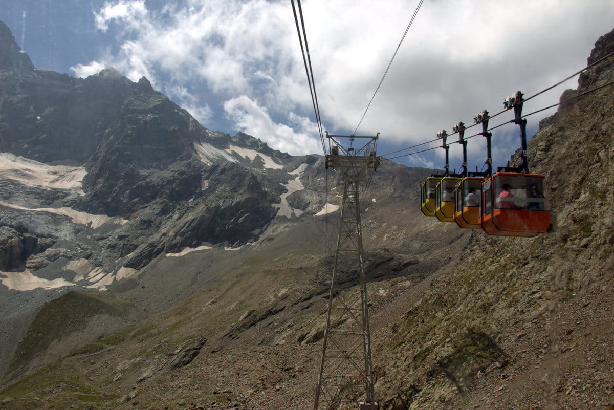 El teleférico de La Grave