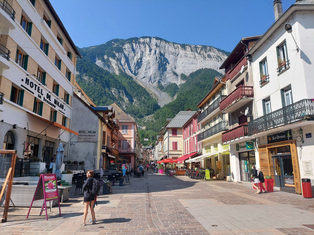 Paseando por el centro de Bourg d'Oisans