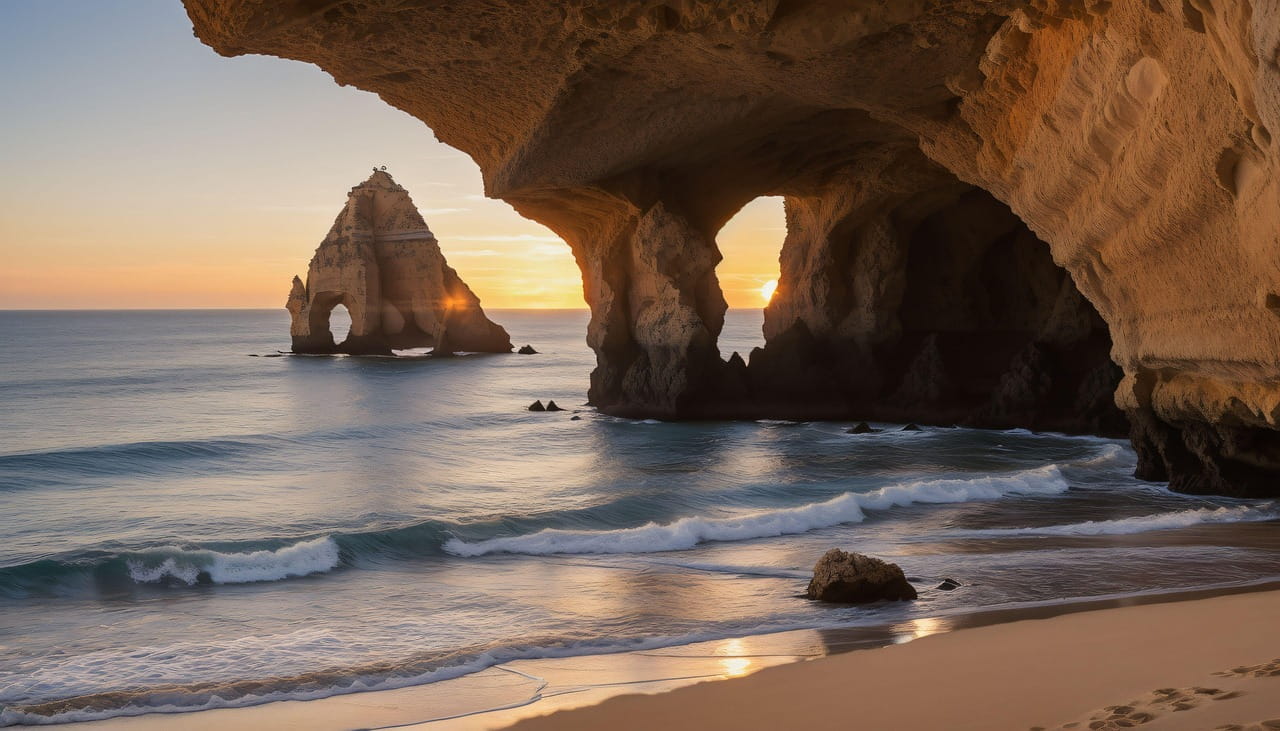 playa portimao rocha