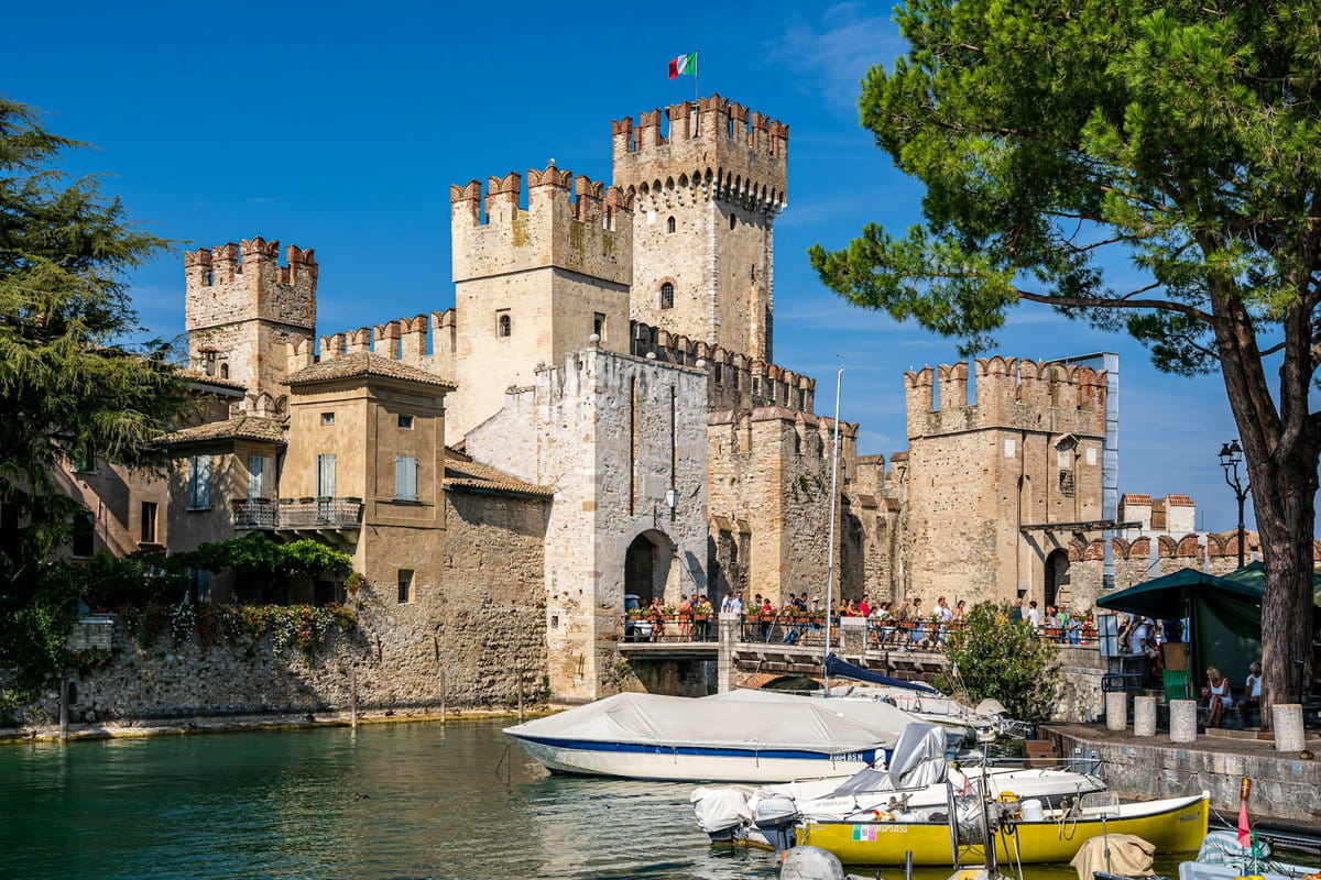 Las murallas del Castillo Scaligero