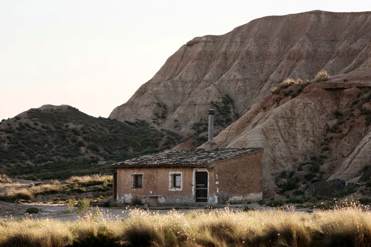 Una casa en las Bardenas Reales