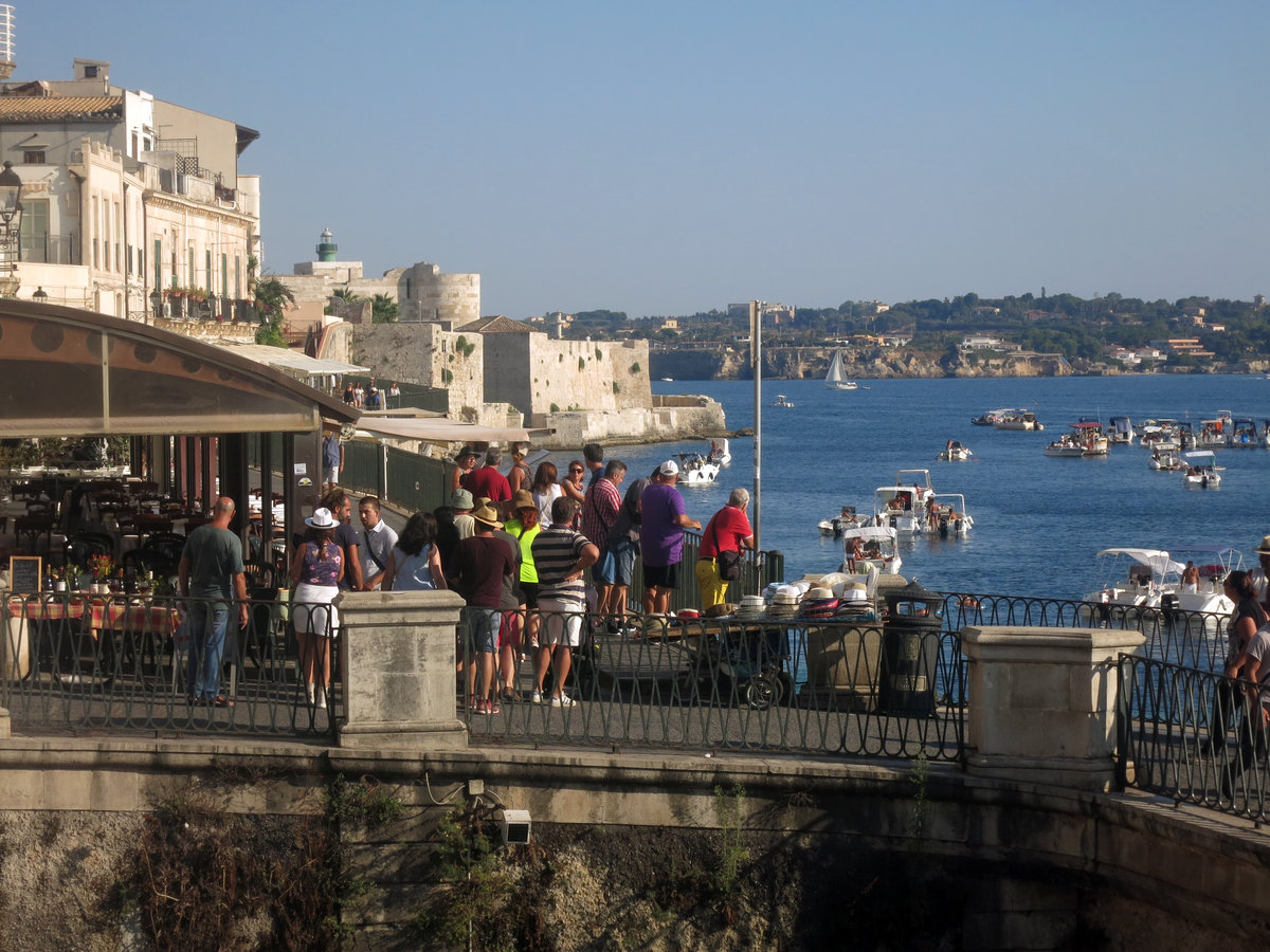 Paseo marítimo de Ortigia en Siracusa